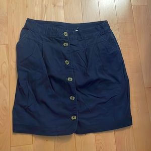 BDG thrifted grey/blue skirt